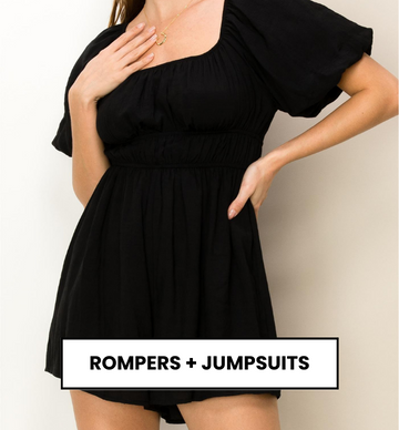 Rompers + Jumpsuits