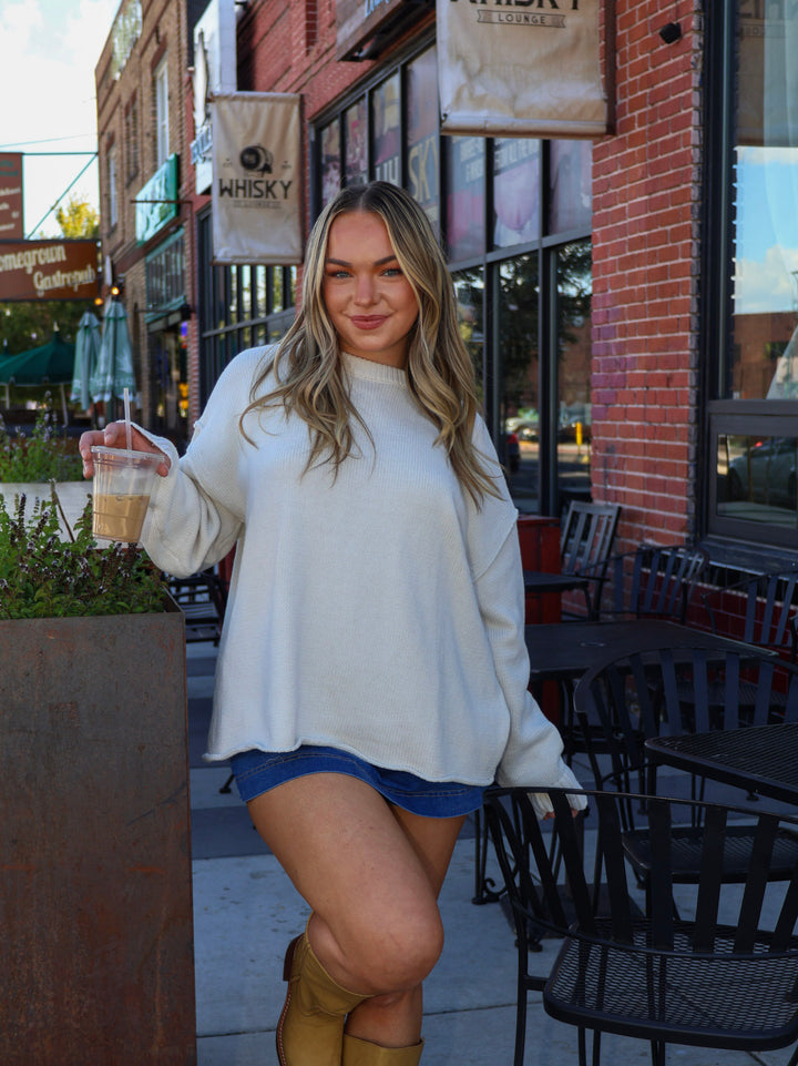 BOYFRIEND RELAXED CREWNECK