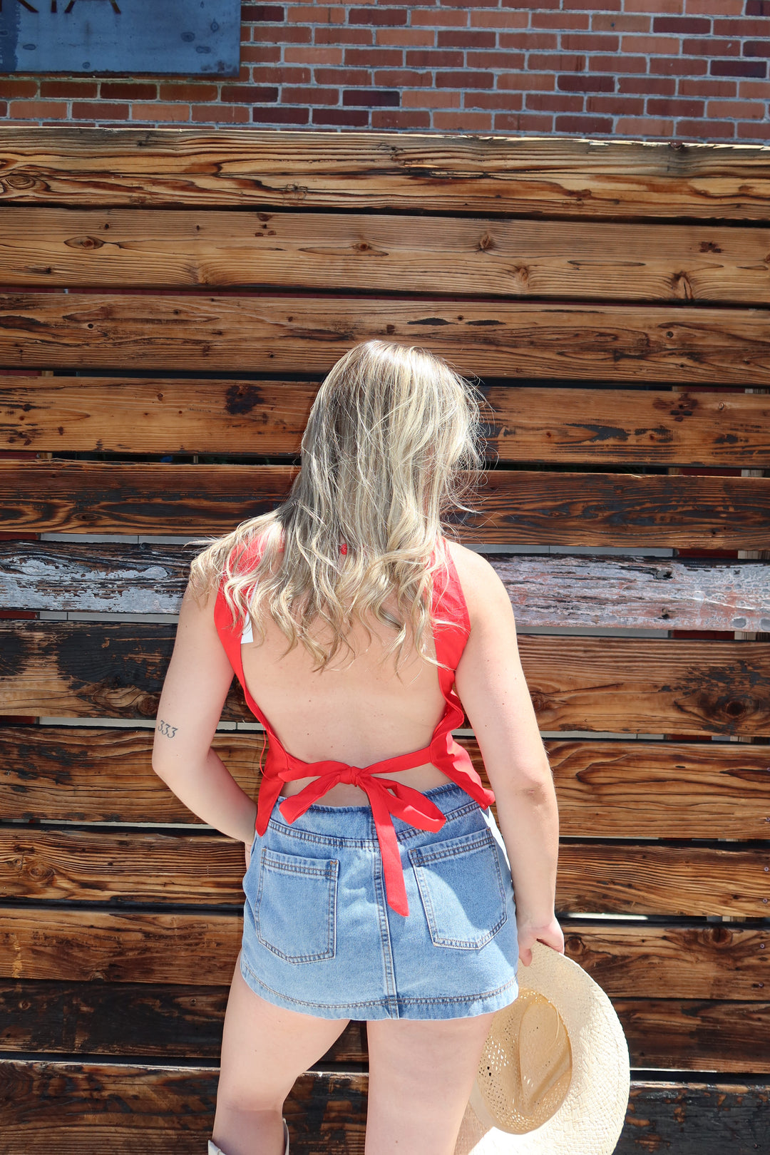 Chase Open Back Top