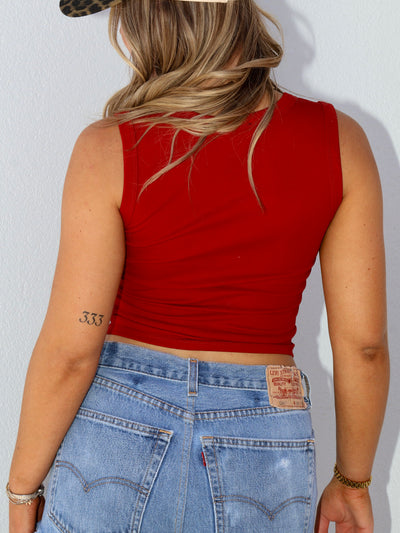 HARPER BUTTON UP TANK