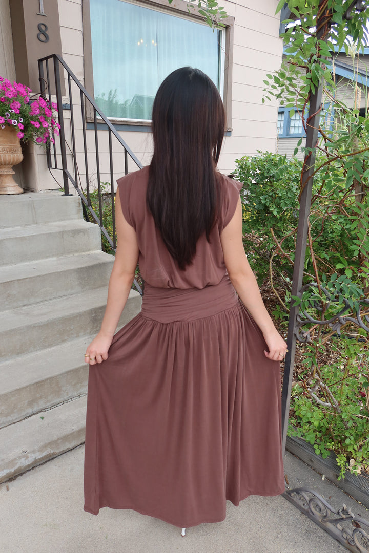 The Elaia Balloon Top — Mocha