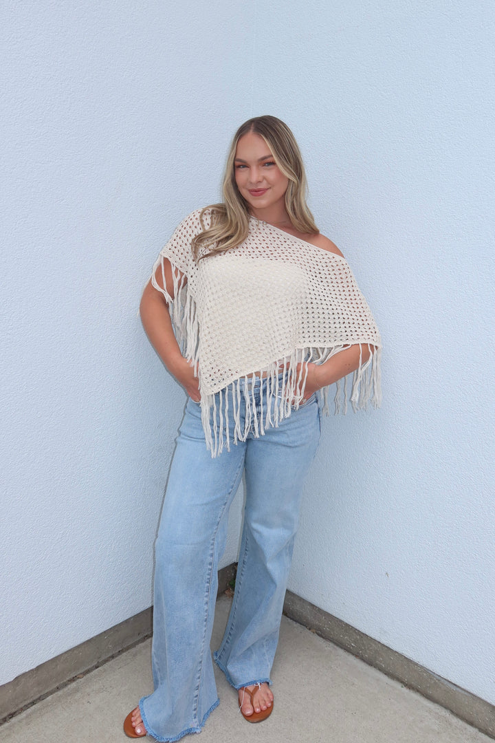 The Tivona Fringe Poncho