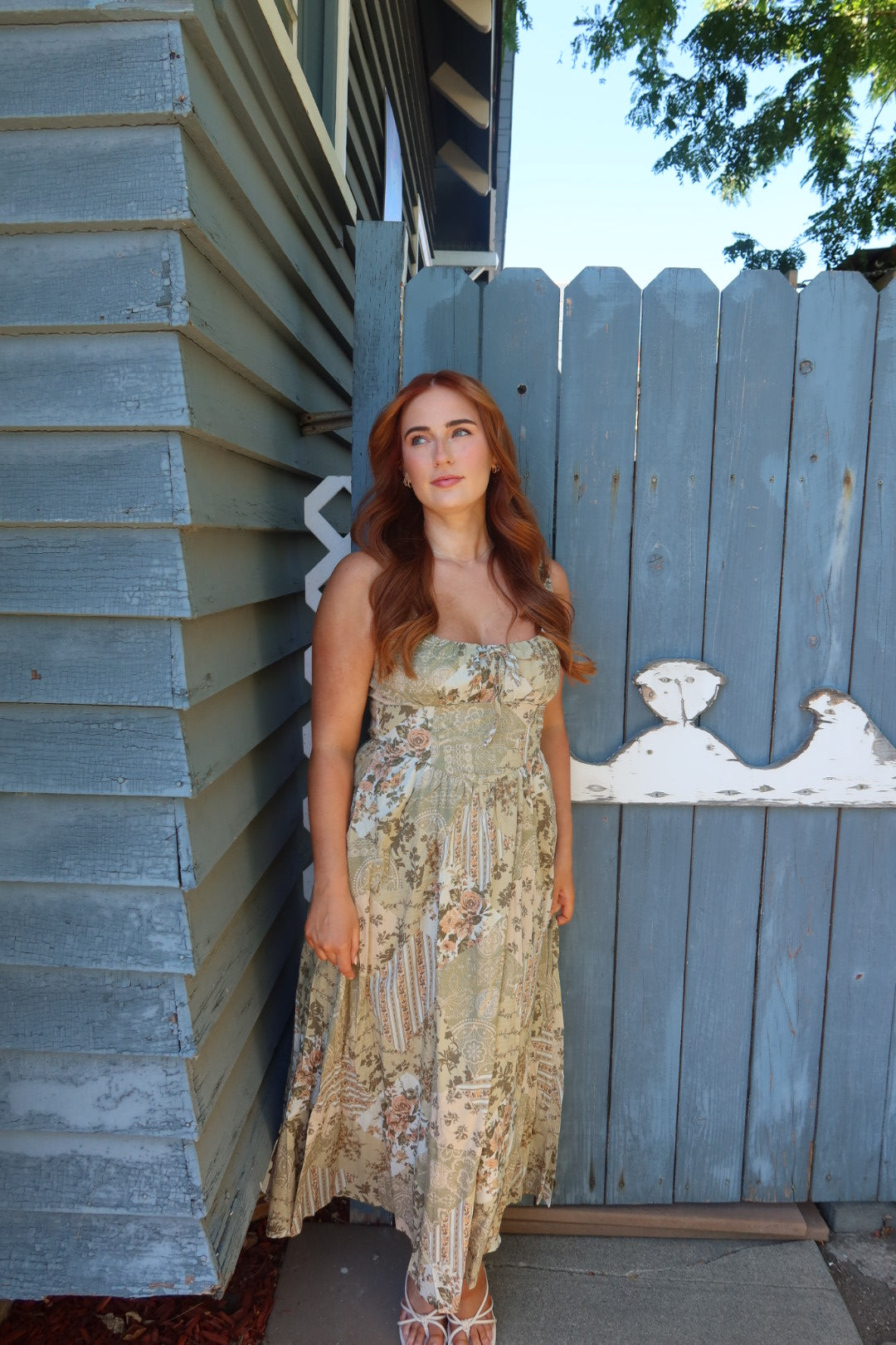 The Renaissance Corset Midi Dress