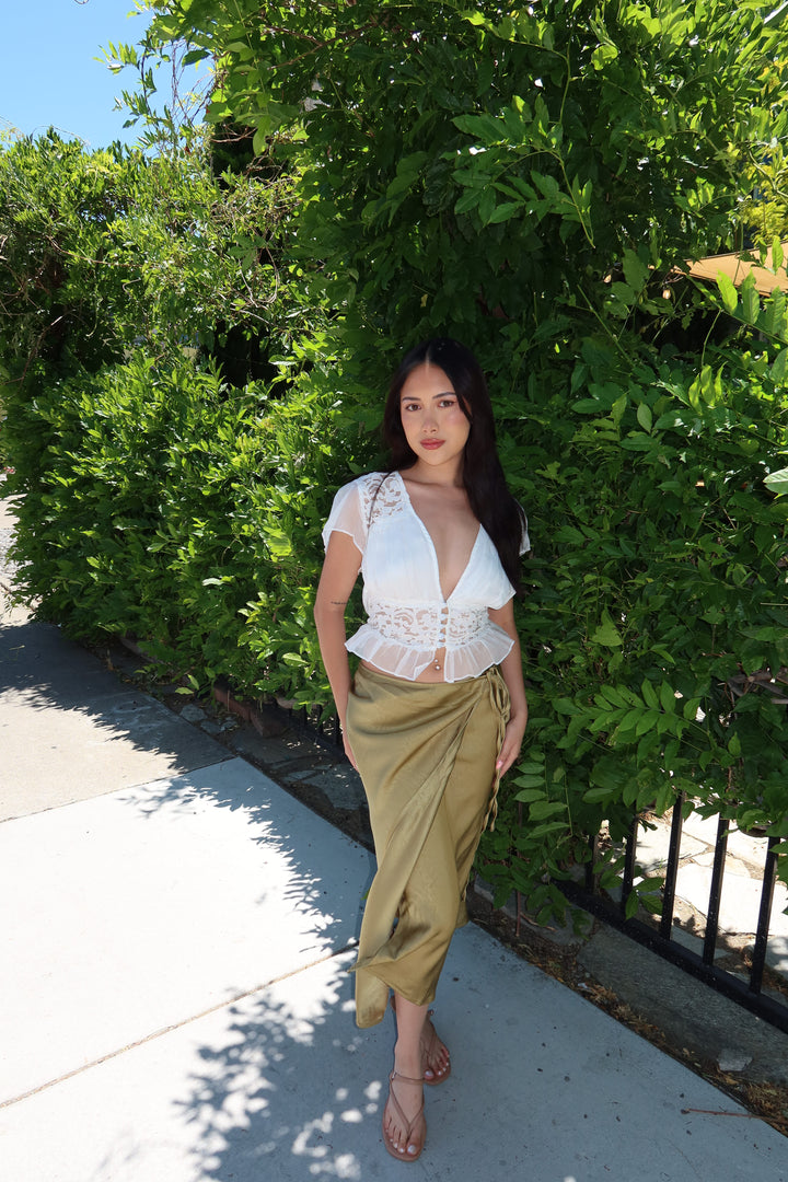 The Darling Lace Top - White