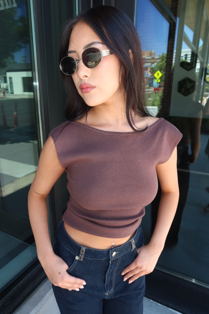 Bridgett Boat Neck Top