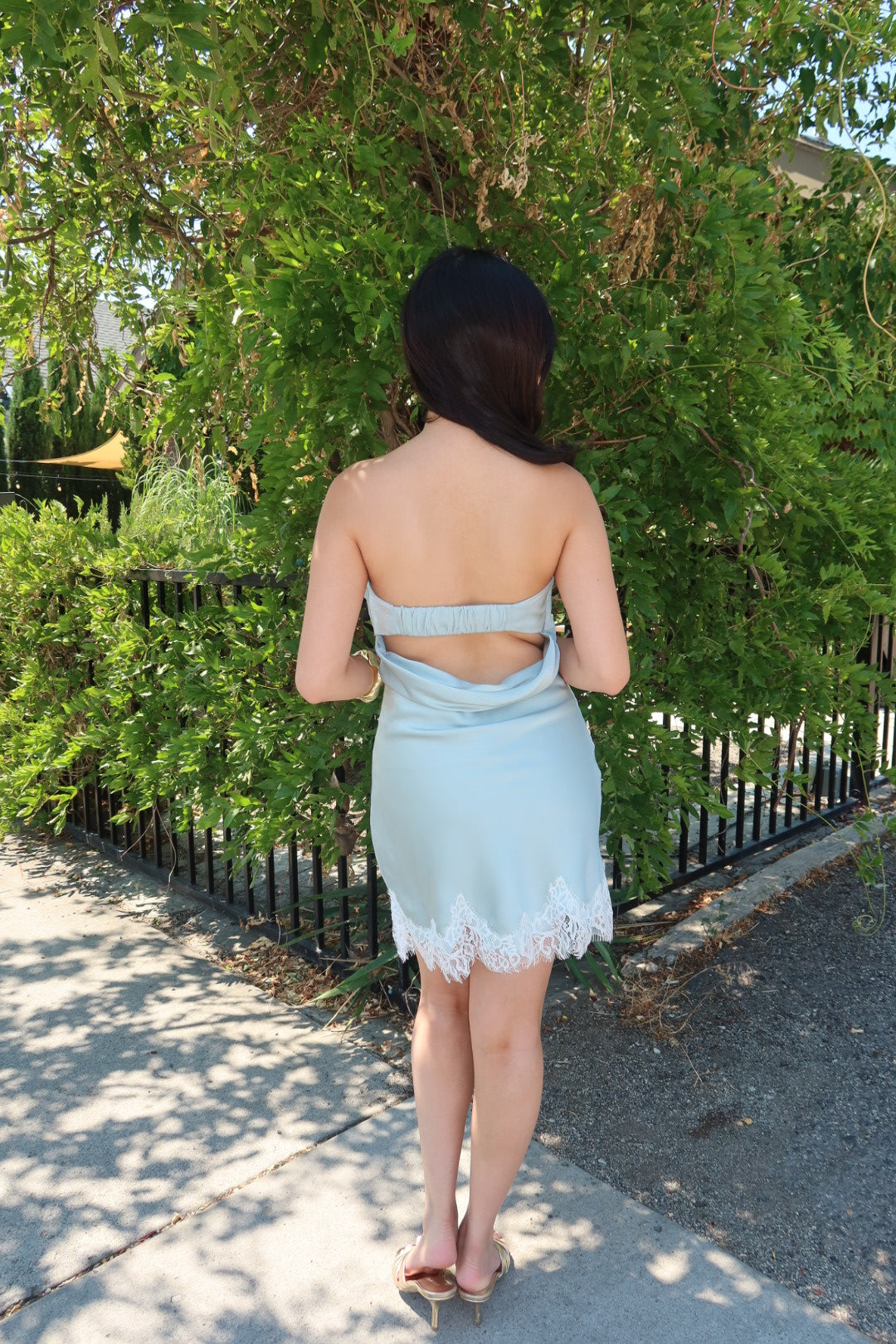 The Ellison Satin Mini Dress