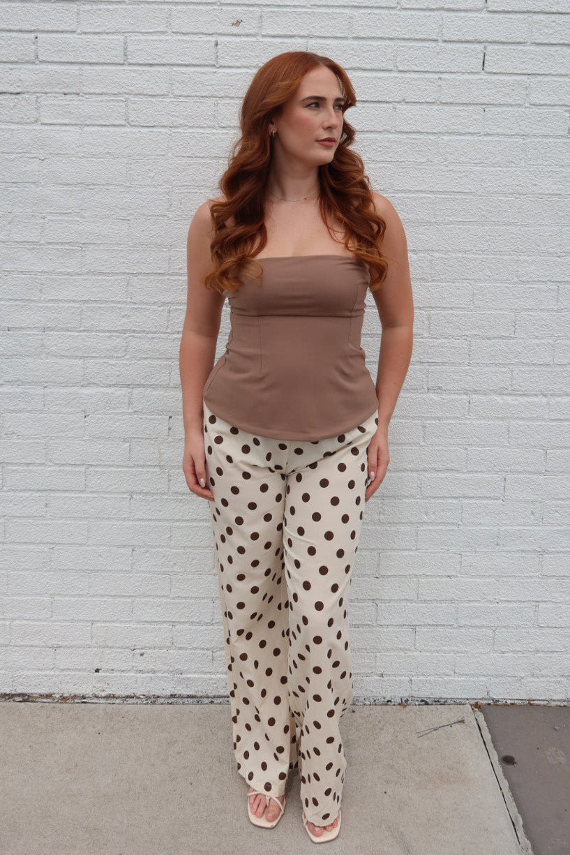 Milo Low Waist Polka Dot Pants