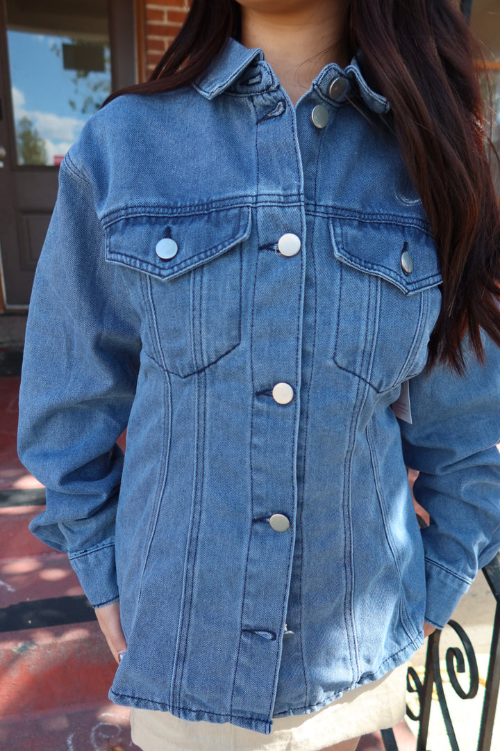 Darla Tailored Denim Jacket