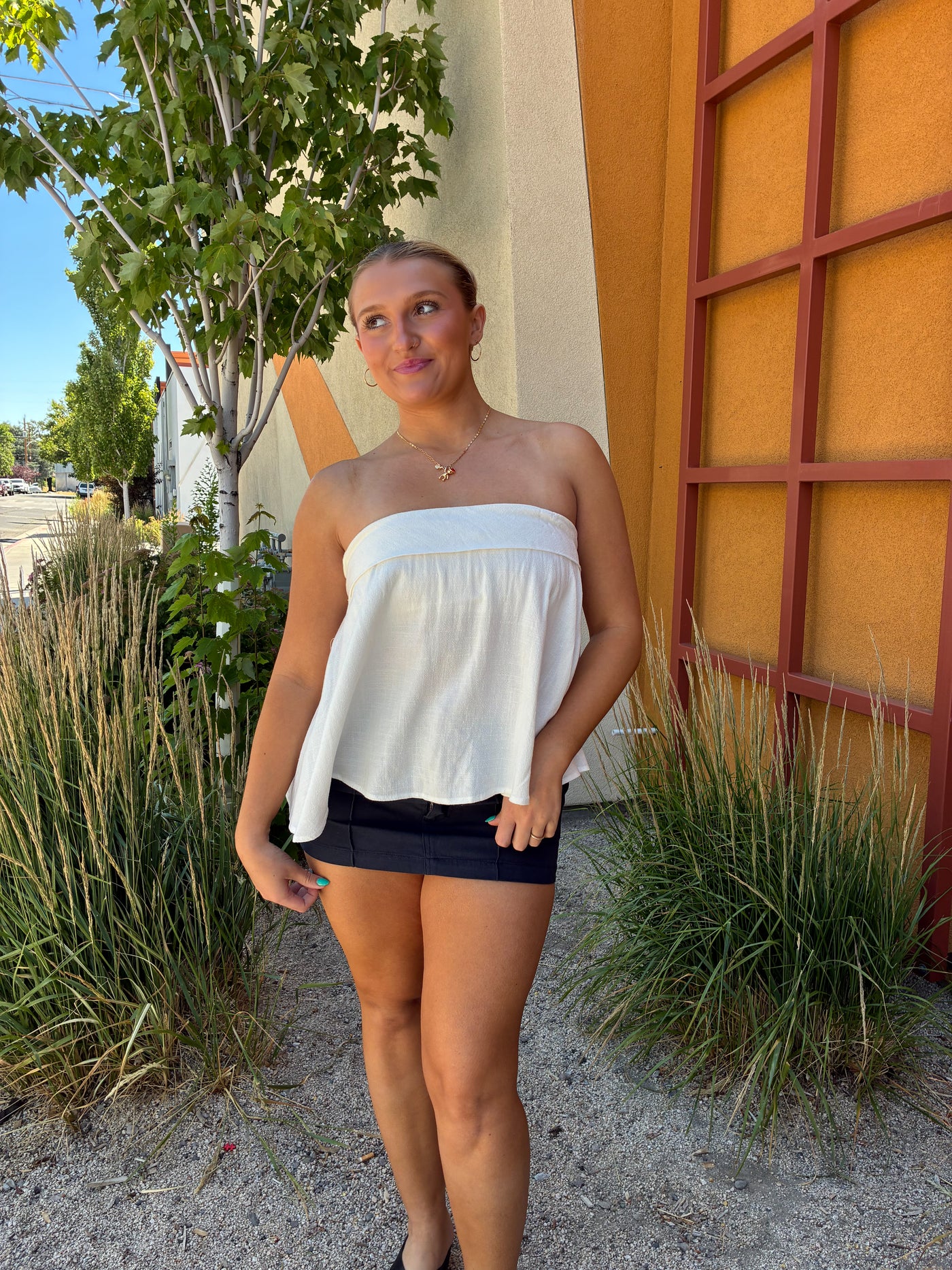 LIZETTE LINEN TOP
