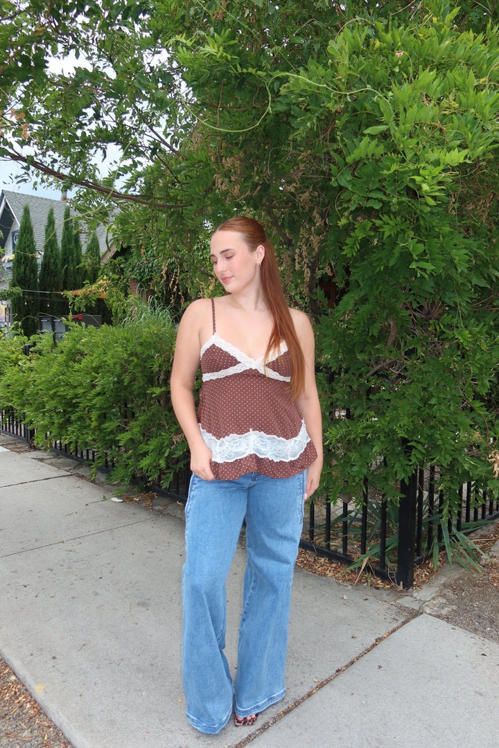 The Emmara Cami — Brown