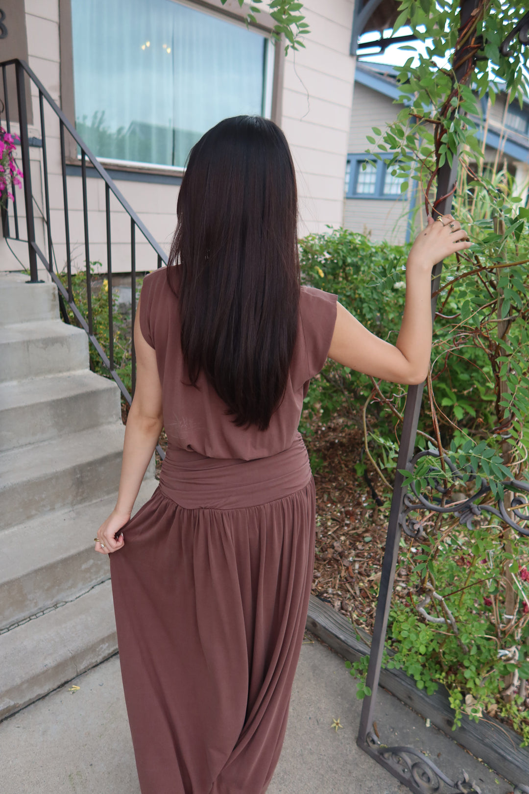 The Elaia Balloon Top — Mocha