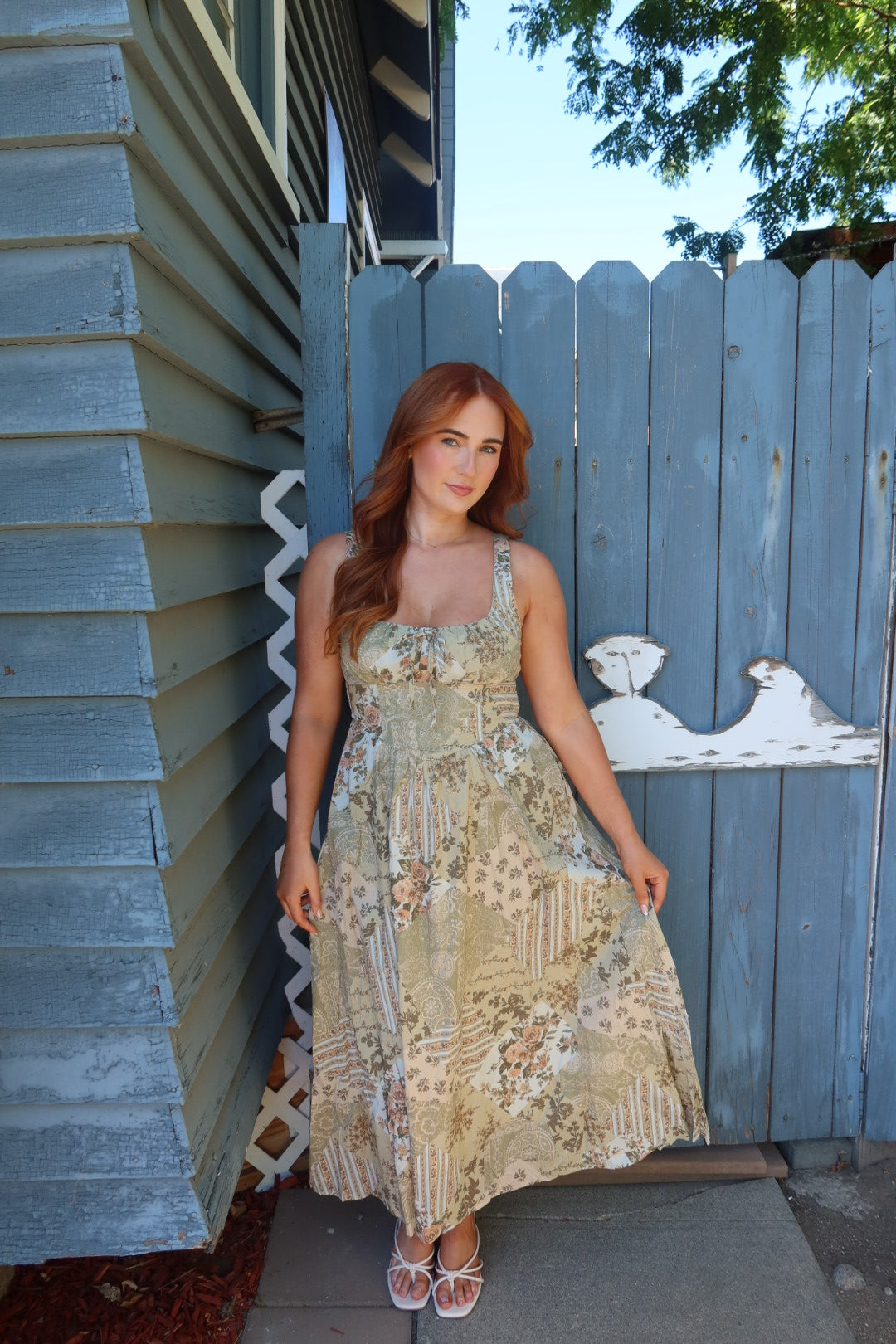 The Renaissance Corset Midi Dress