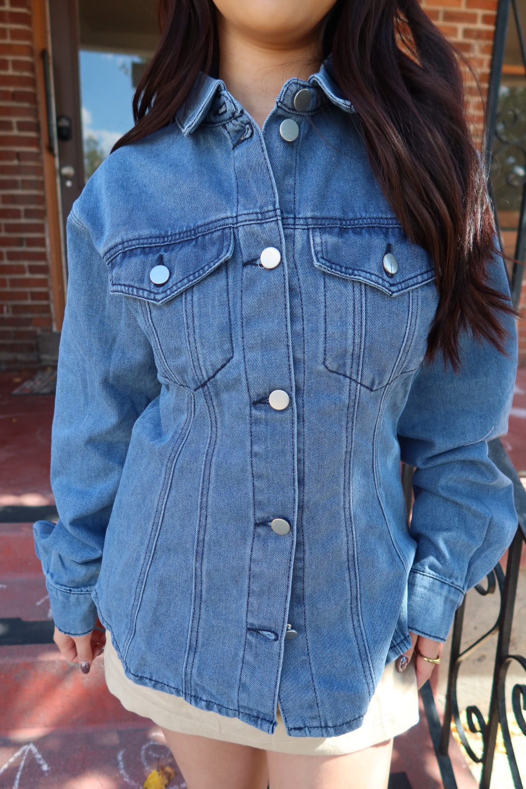 Darla Tailored Denim Jacket