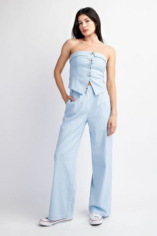 LOU LINEN TROUSERS