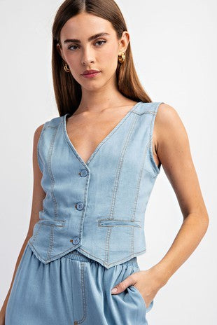 TANYA DENIM VEST