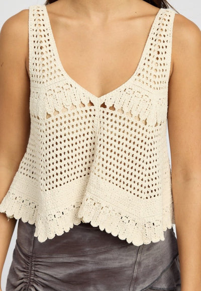 CHRISTY CROCHET TANK