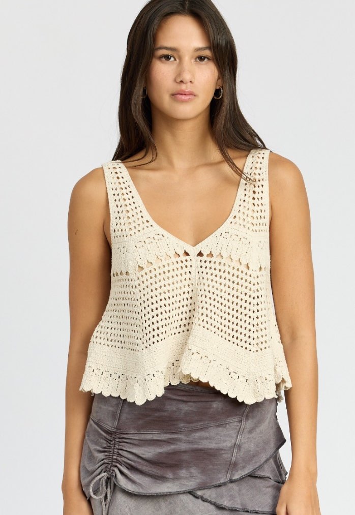 CHRISTY CROCHET TANK