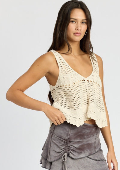 CHRISTY CROCHET TANK