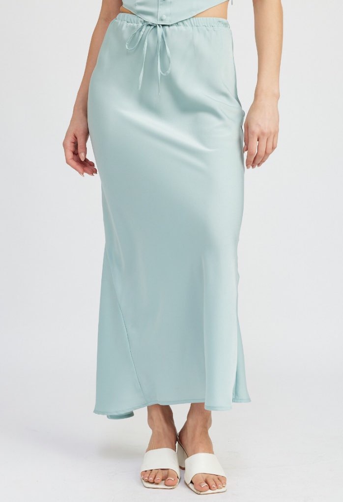 BIANCA SATIN MAXI SKIRT