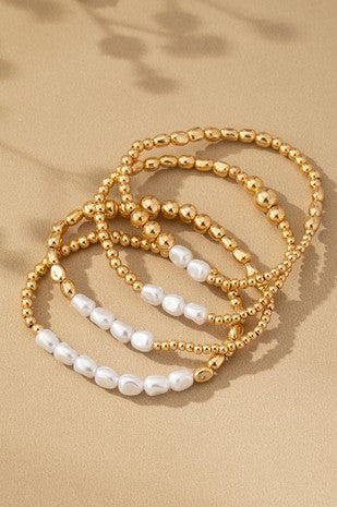 BEAD AND PEARL BRACELETS