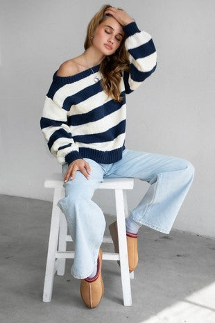 RUGBY STRIPED SWEATER