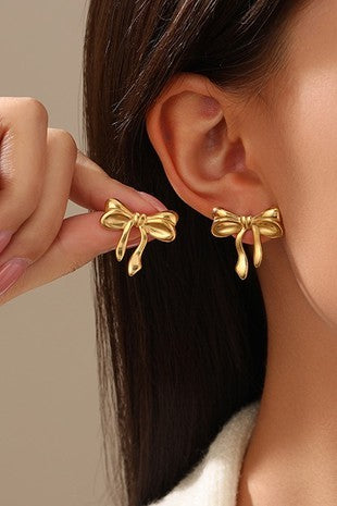 JOSSLYN BOW EARRINGS