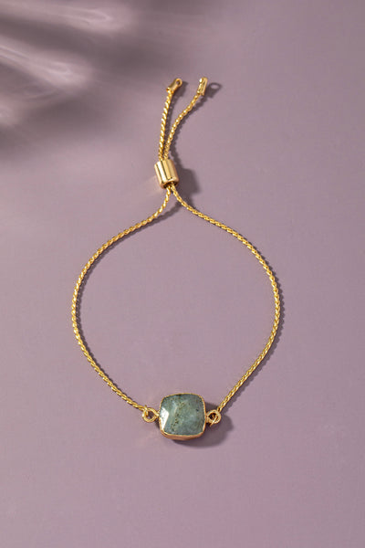 SQUARE STONE BRACELET