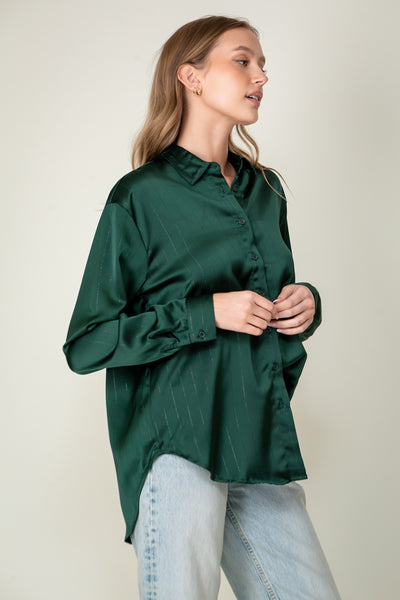 EVERGREEN BUTTON UP