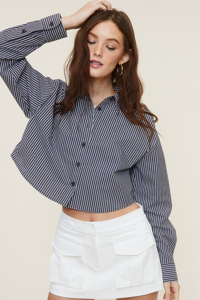 BEVERLY BUTTON UP TOP