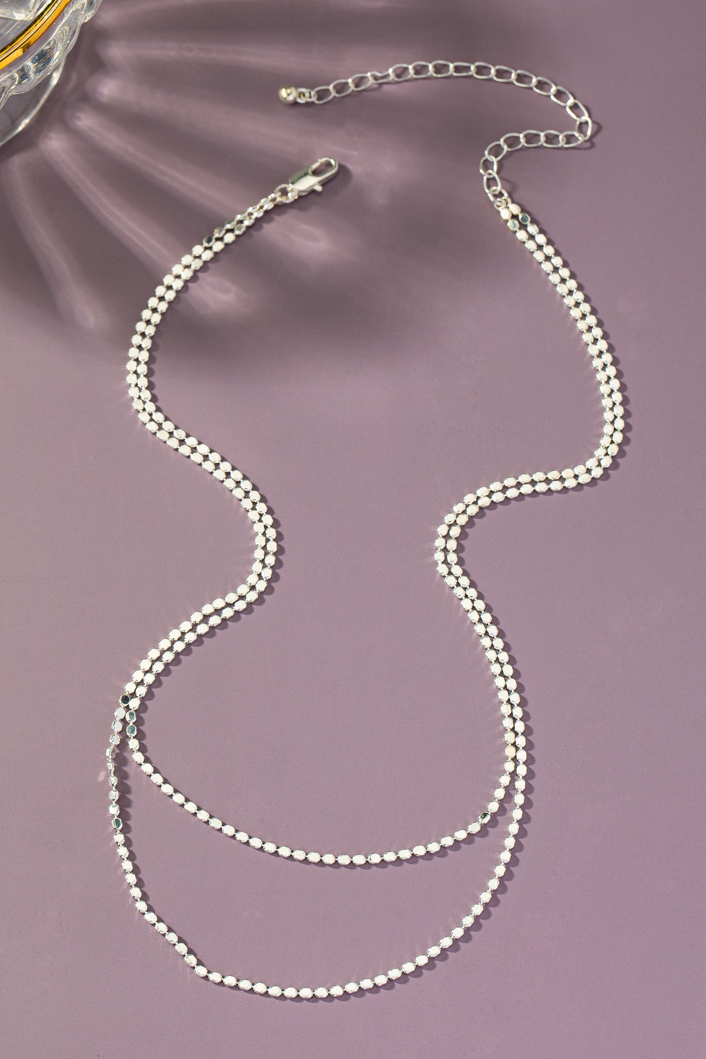 FLAT BEAD CHAIN NECKLACE