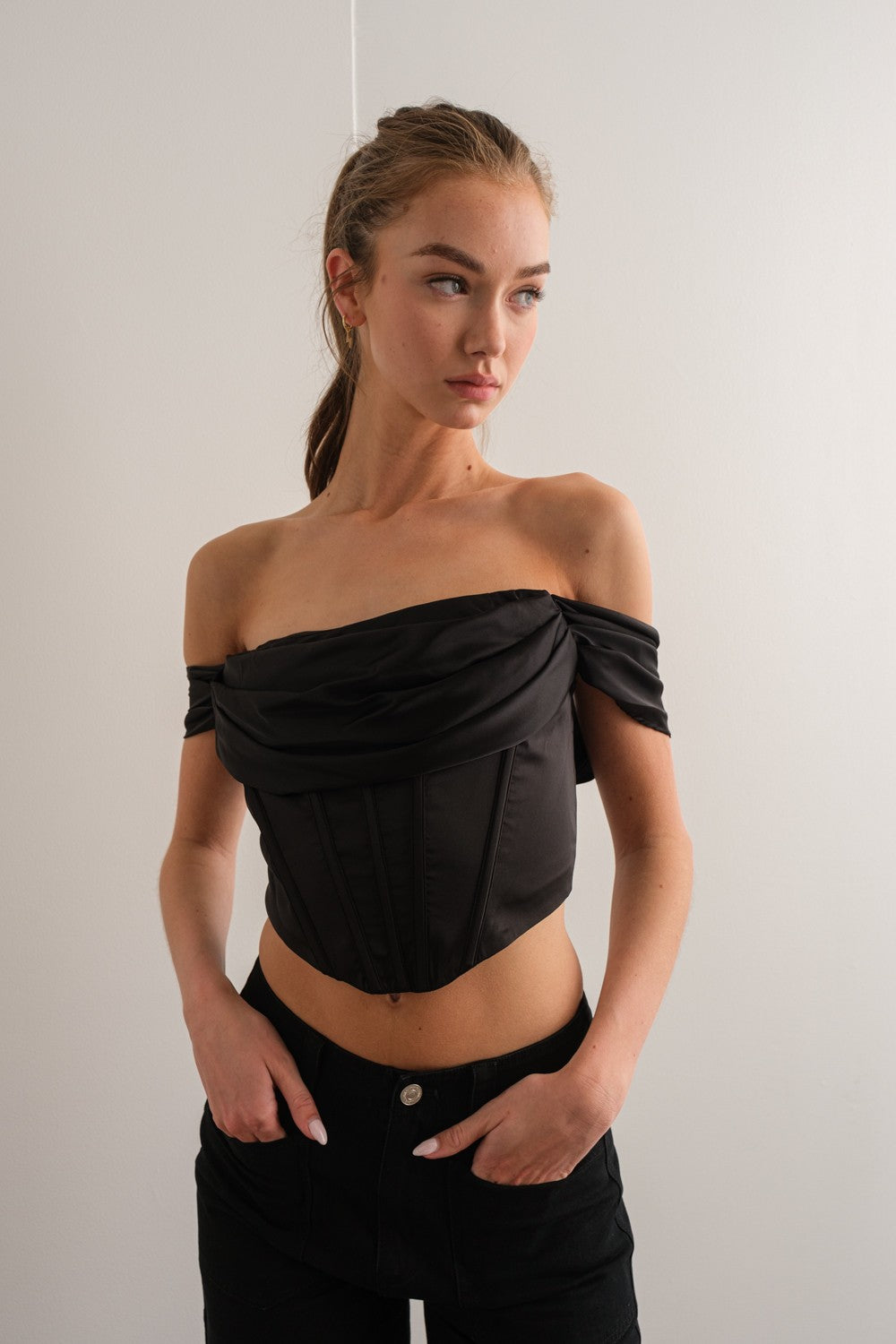 SILHOUETTES CORSET TOP