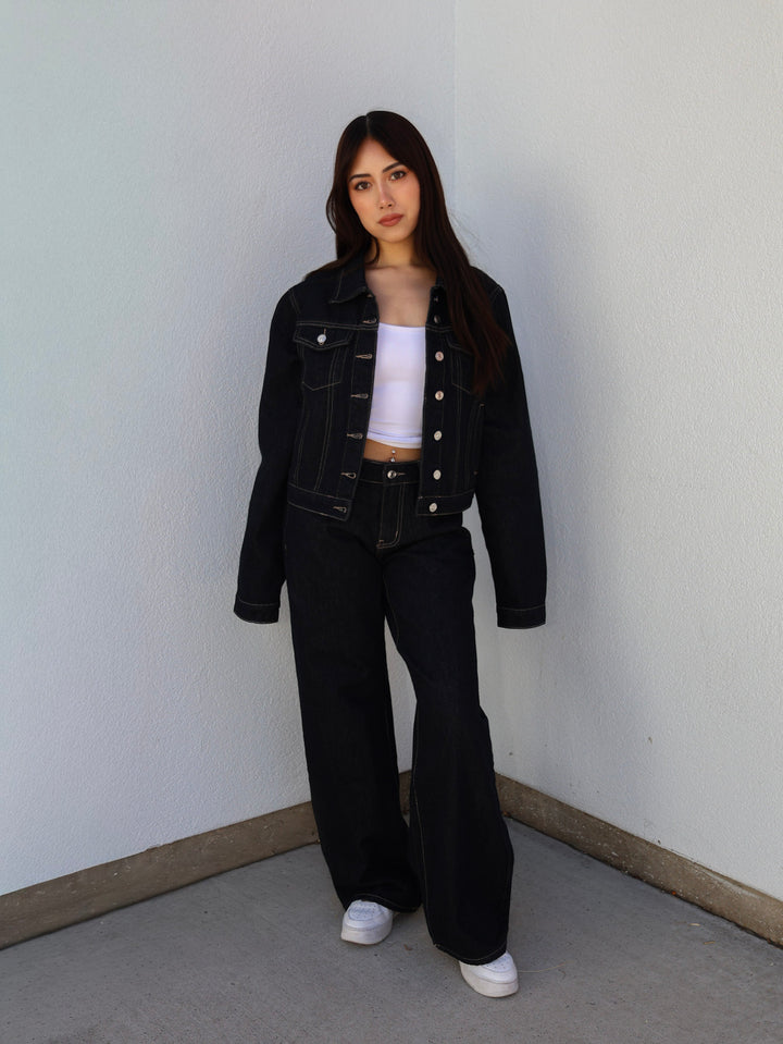 MILLS STRUCTURED DENIM JACKET