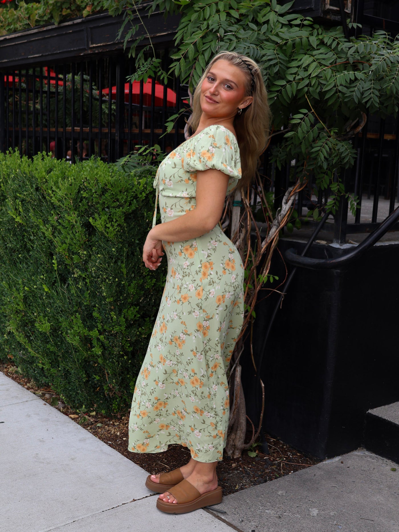 ALLZAE MIDI DRESS