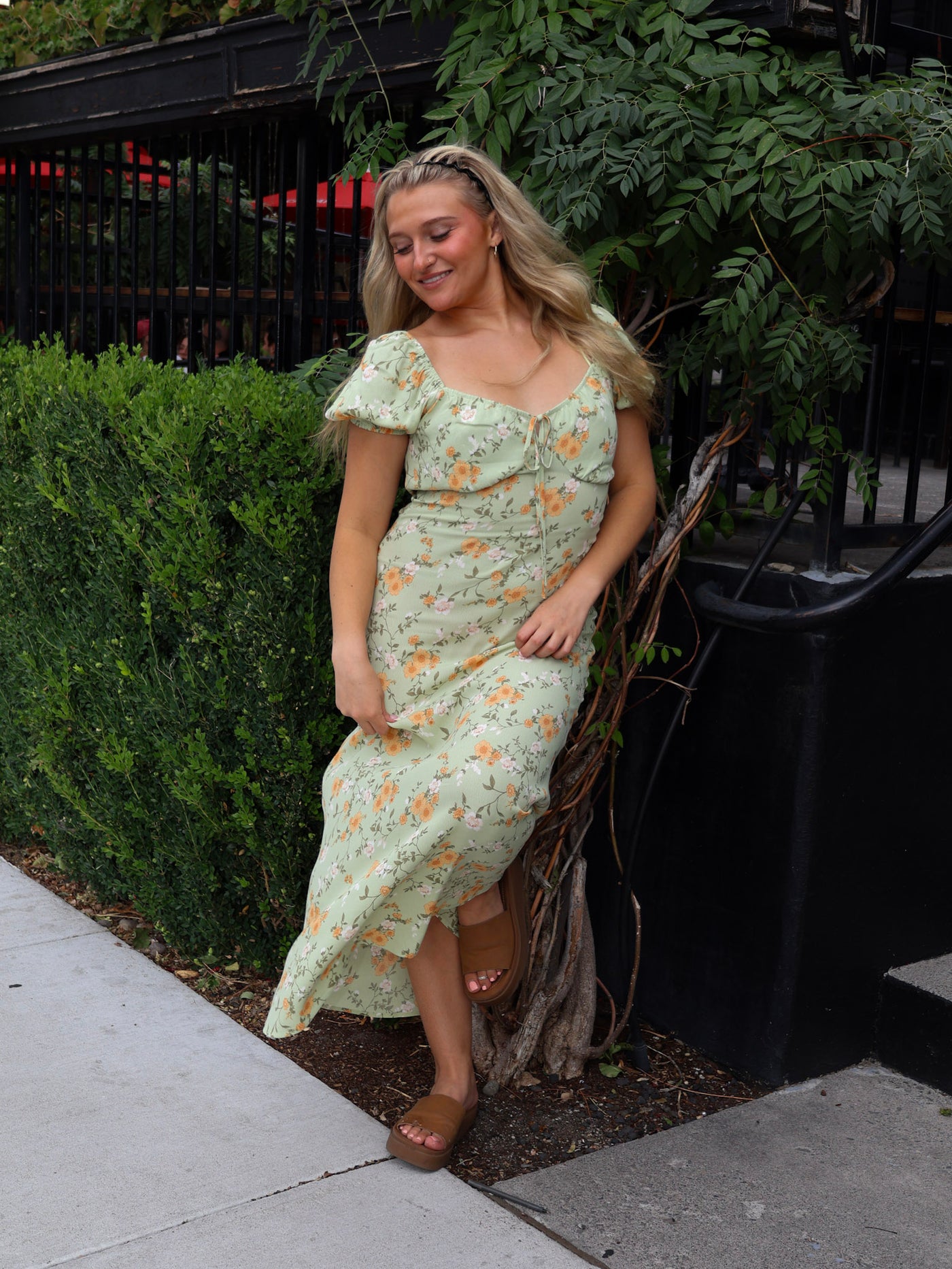 ALLZAE MIDI DRESS