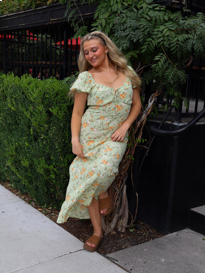 ALLZAE MIDI DRESS