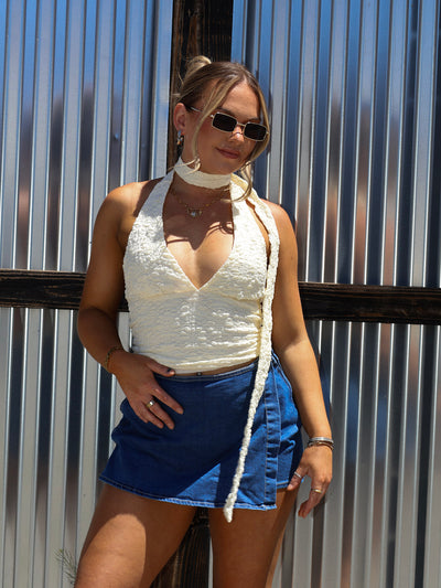 MARLOWE HALTER TOP