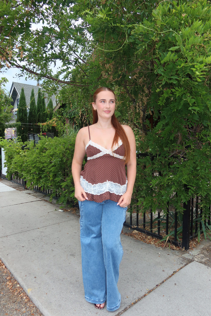 The Emmara Cami — Brown