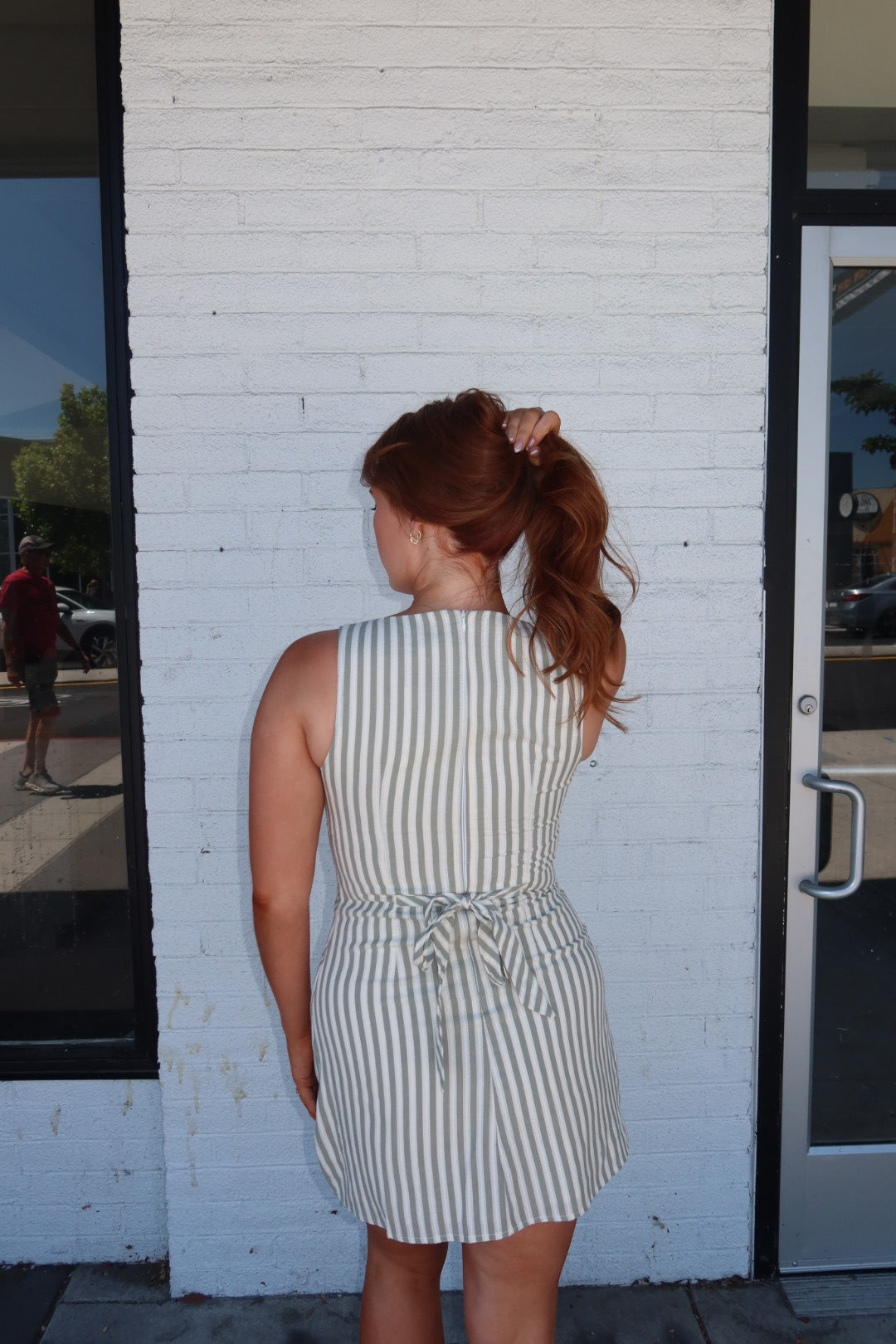 The Sylvester Striped Mini Dress