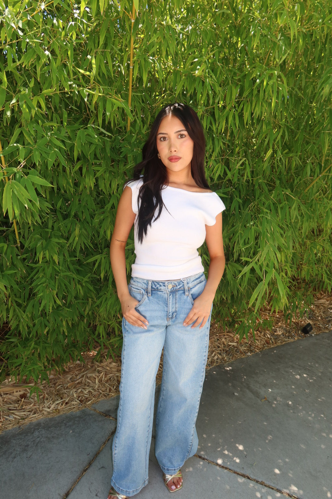 Bridgett Boat Neck Top