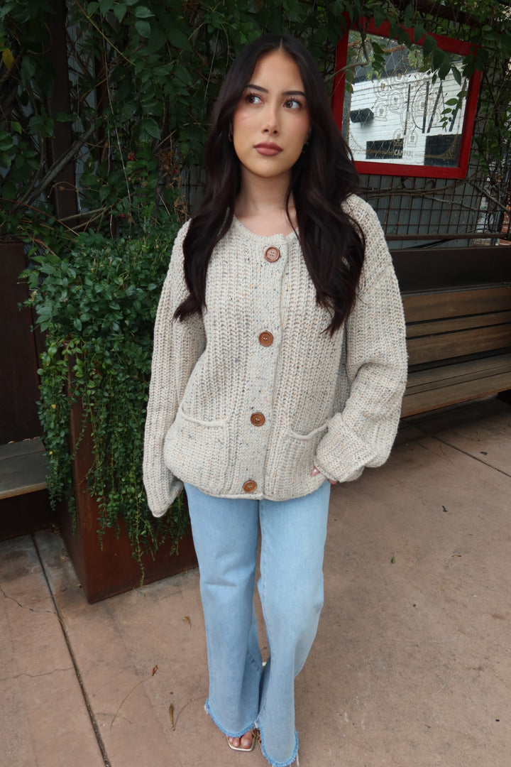 Mistee Chunky Knit Cardigan