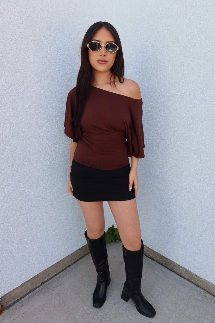 Lana Boat Neck Tie Back Knit Top