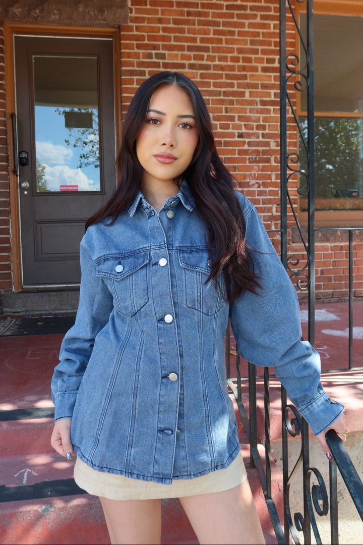 Darla Tailored Denim Jacket