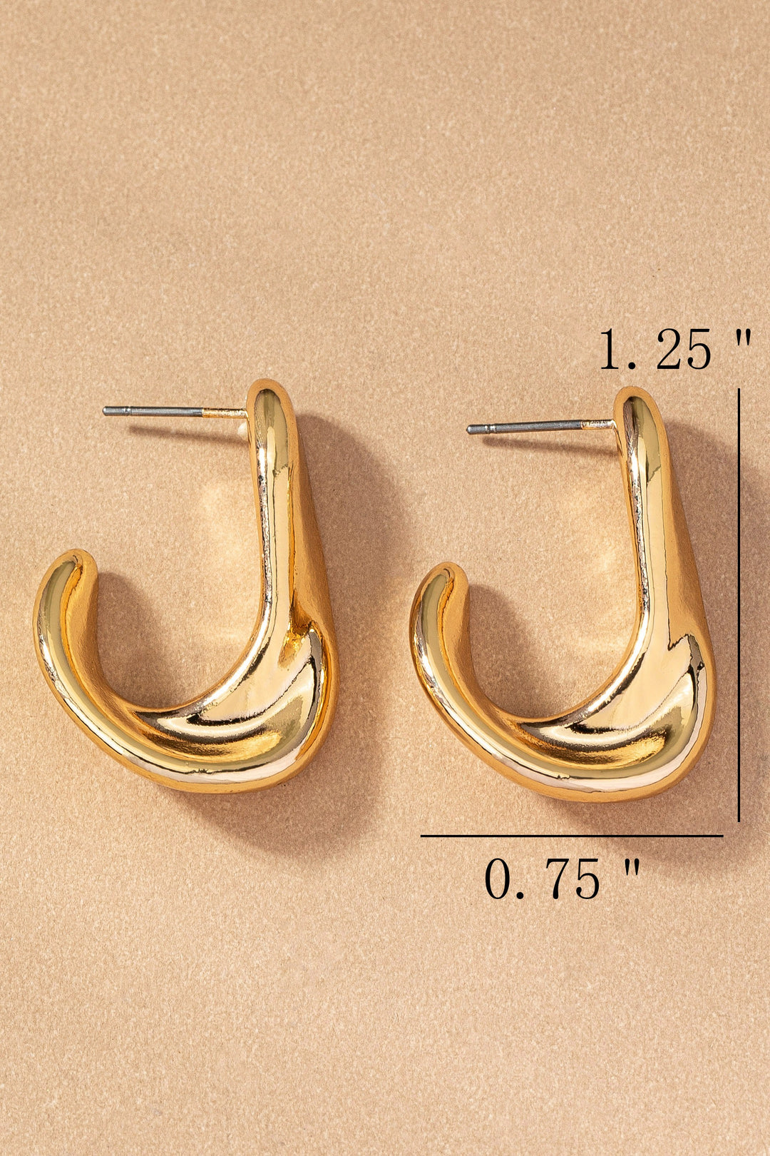 TWISTED FLAT HOOPS