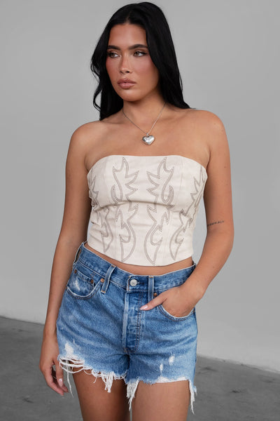 COUNTRY NIGHTS CORSET TOP