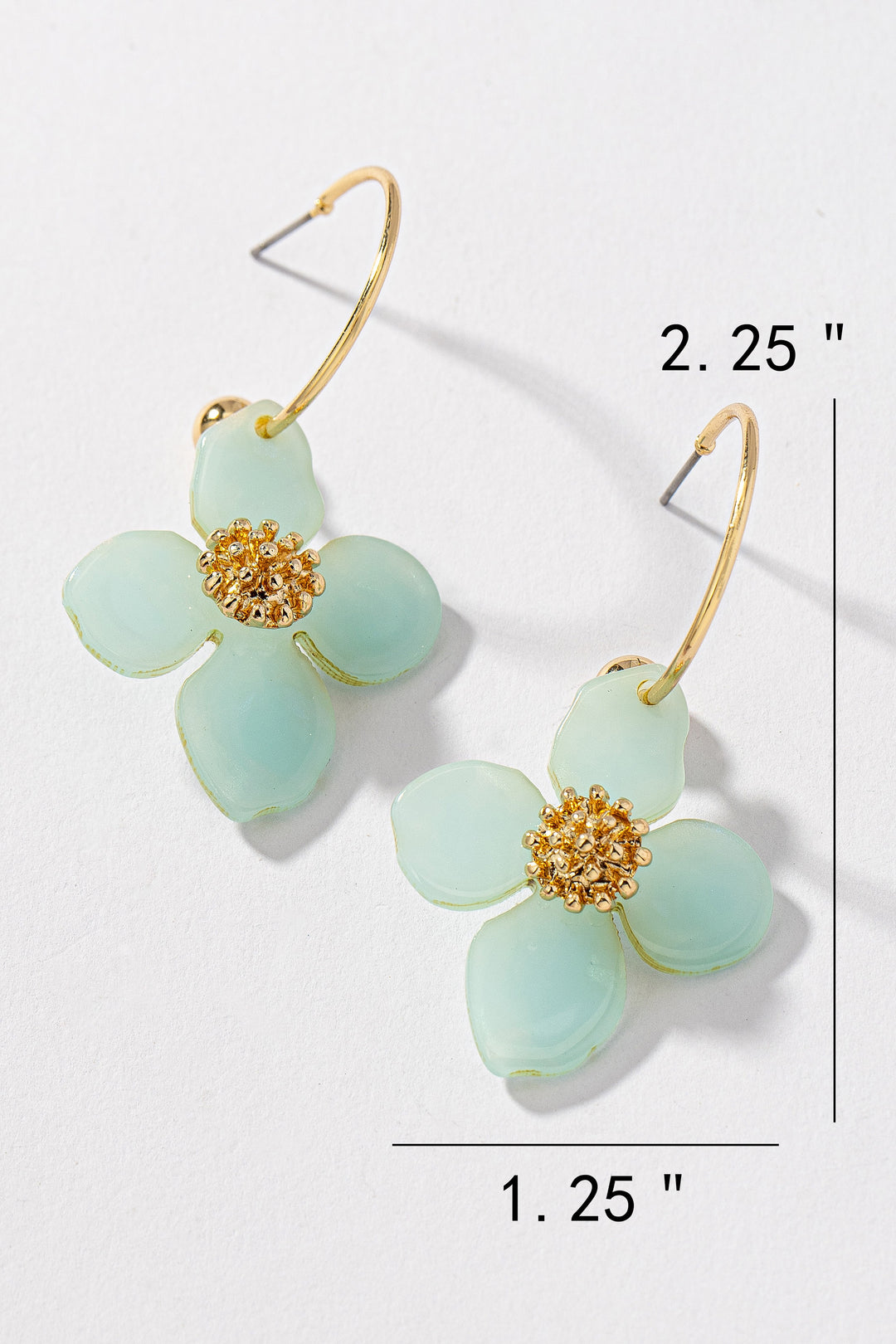 FLOWER DROP EARRINGS