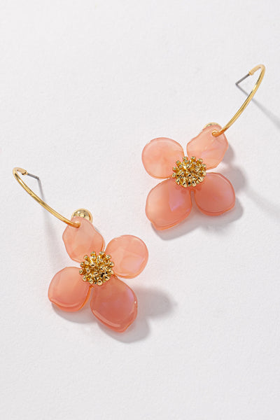FLOWER DROP EARRINGS