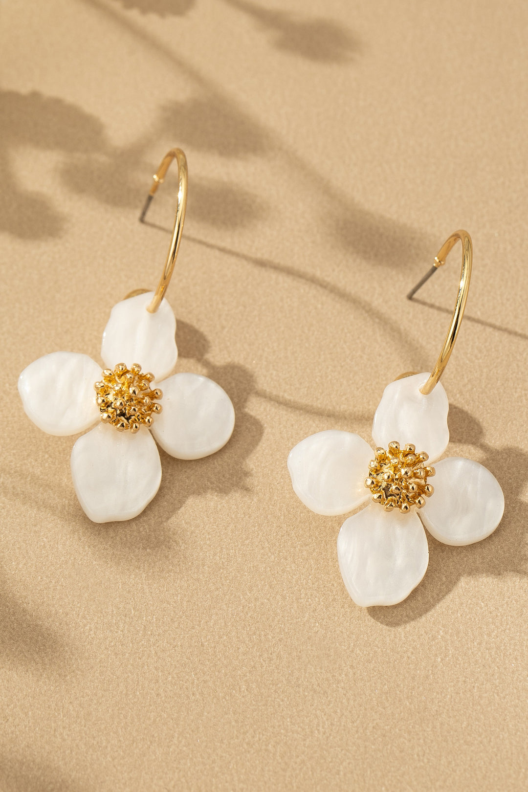 FLOWER DROP EARRINGS