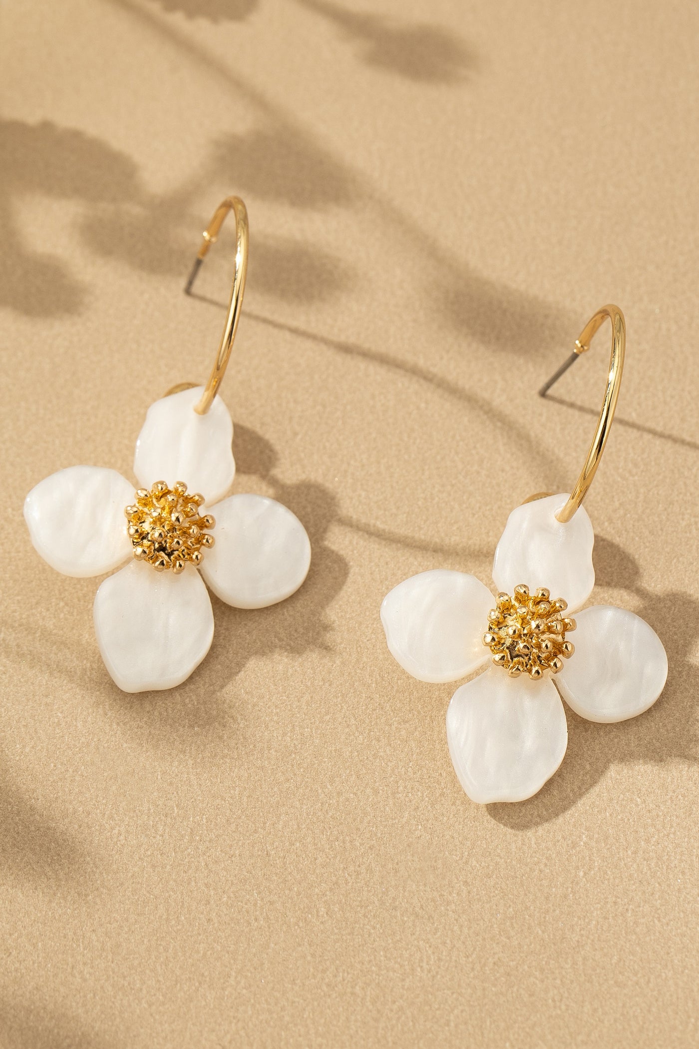 FLOWER DROP EARRINGS