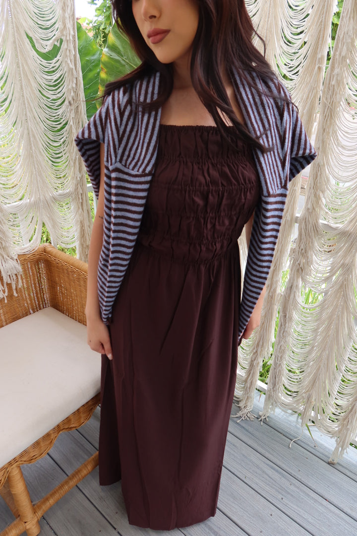 Adley Smocked Maxi Dress