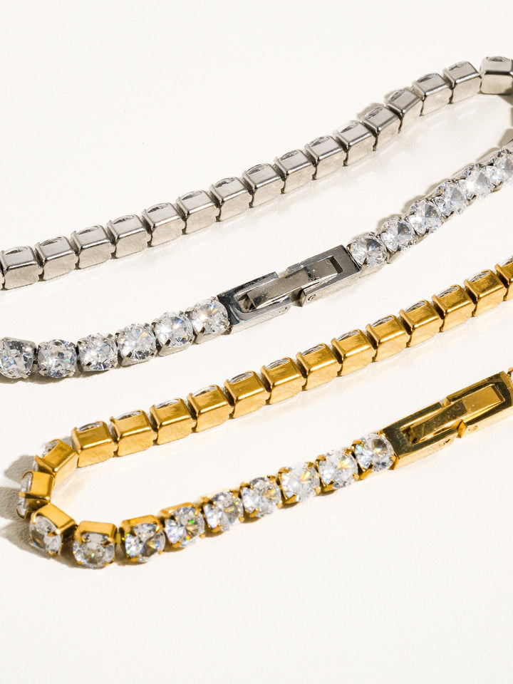 CLASSIC RHINESTONE TENNIS BRACELET